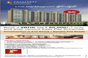 Construction in full swing at Prajapati Magnum in Navi Mumbai